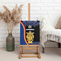 Kingdom of Sweden Stockholm County Canvas Wall Art Sweden Coat of arms of Stockholm