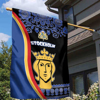 Kingdom of Sweden Stockholm County Garden Flag Sweden Coat of arms of Stockholm