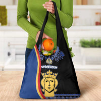 Kingdom of Sweden Stockholm County Grocery Bag Sweden Coat of arms of Stockholm