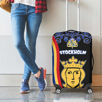 Kingdom of Sweden Stockholm County Luggage Cover Sweden Coat of arms of Stockholm