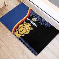 Kingdom of Sweden Stockholm County Rubber Doormat Sweden Coat of arms of Stockholm