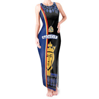 Kingdom of Sweden Stockholm County Tank Maxi Dress Sweden Coat of arms of Stockholm