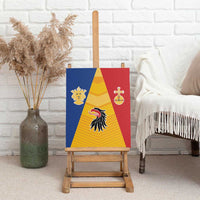 Kingdom of Sweden Stockholm County Canvas Wall Art Flag Style
