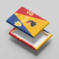 Kingdom of Sweden Stockholm County Canvas Wall Art Flag Style