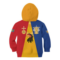 Kingdom of Sweden Stockholm County Kid Hoodie Flag Style