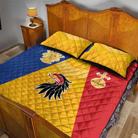 Kingdom of Sweden Stockholm County Quilt Bed Set Flag Style
