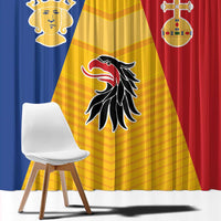 Kingdom of Sweden Stockholm County Window Curtain Flag Style