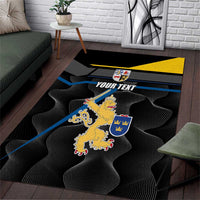Personalized Kingdom of Sweden Gothenburg Area Rug Sweden Vastra Gotaland County