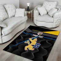 Personalized Kingdom of Sweden Gothenburg Area Rug Sweden Vastra Gotaland County