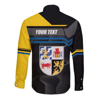 Personalized Kingdom of Sweden Gothenburg Long Sleeve Button Shirt Sweden Vastra Gotaland County