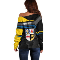 Personalized Kingdom of Sweden Gothenburg Off Shoulder Sweater Sweden Vastra Gotaland County