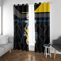 Personalized Kingdom of Sweden Gothenburg Window Curtain Sweden Vastra Gotaland County