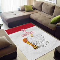 Custom Poland Football Champions Area Rug Sporty Style