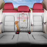 Custom Poland Football Champions Back Car Seat Cover Sporty Style