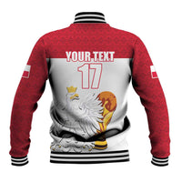 Custom Poland Football Champions Baseball Jacket Sporty Style