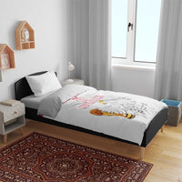 Custom Poland Football Champions Bedding Set Sporty Style