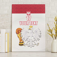 Custom Poland Football Champions Canvas Wall Art Sporty Style