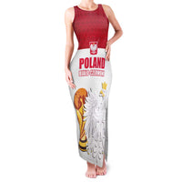Custom Poland Football Champions Family Matching Tank Maxi Dress and Hawaiian Shirt Sporty Style