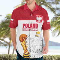 Custom Poland Football Champions Hawaiian Shirt Sporty Style