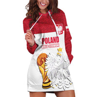 Custom Poland Football Champions Hoodie Dress Sporty Style