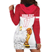Custom Poland Football Champions Hoodie Dress Sporty Style