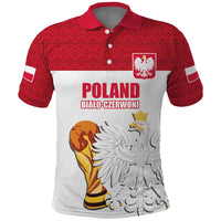 Custom Poland Football Champions Polo Shirt Sporty Style