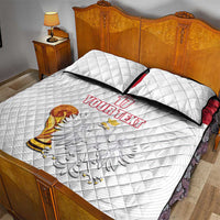 Custom Poland Football Champions Quilt Bed Set Sporty Style