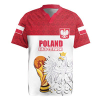 Custom Poland Football Champions Rugby Jersey Sporty Style