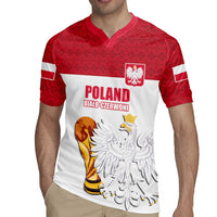 Custom Poland Football Champions Rugby Jersey Sporty Style