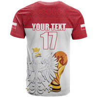 Custom Poland Football Champions T Shirt Sporty Style