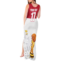 Custom Poland Football Champions Tank Maxi Dress Sporty Style