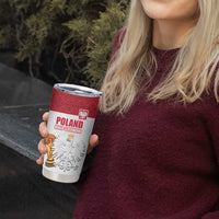 Custom Poland Football Champions Tumbler Cup Sporty Style