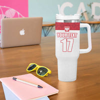 Custom Poland Football Champions Tumbler With Handle Sporty Style