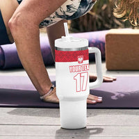 Custom Poland Football Champions Tumbler With Handle Sporty Style