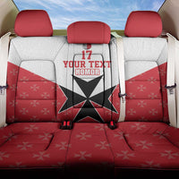 Custom Malta Football Champions Back Car Seat Cover Sporty Style