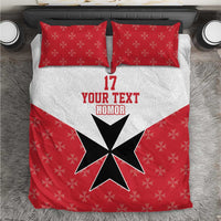 Custom Malta Football Champions Bedding Set Sporty Style