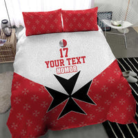 Custom Malta Football Champions Bedding Set Sporty Style