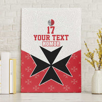 Custom Malta Football Champions Canvas Wall Art Sporty Style