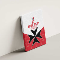 Custom Malta Football Champions Canvas Wall Art Sporty Style