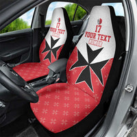 Custom Malta Football Champions Car Seat Cover Sporty Style