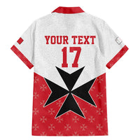 Custom Malta Football Champions Family Matching Mermaid Dress and Hawaiian Shirt Sporty Style