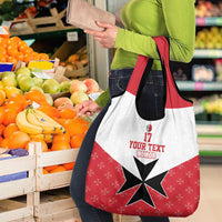 Custom Malta Football Champions Grocery Bag Sporty Style