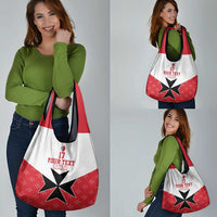 Custom Malta Football Champions Grocery Bag Sporty Style