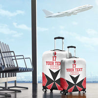 Custom Malta Football Champions Luggage Cover Sporty Style