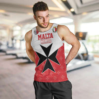 Custom Malta Football Champions Men Tank Top Sporty Style