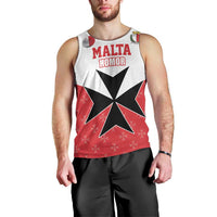 Custom Malta Football Champions Men Tank Top Sporty Style