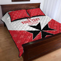 Custom Malta Football Champions Quilt Bed Set Sporty Style