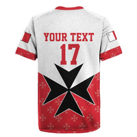 Custom Malta Football Champions Rugby Jersey Sporty Style