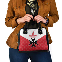 Custom Malta Football Champions Shoulder Handbag Sporty Style