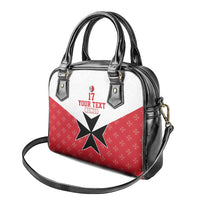 Custom Malta Football Champions Shoulder Handbag Sporty Style